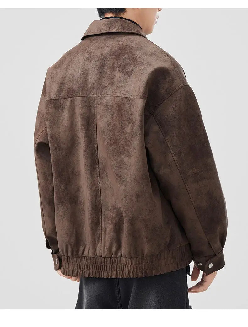 Retro grain jacket