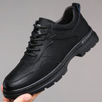 Canvas derby shoes
