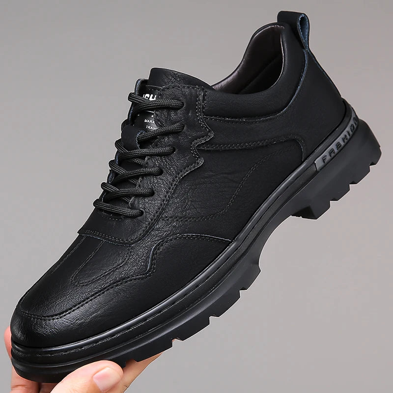Canvas derby shoes