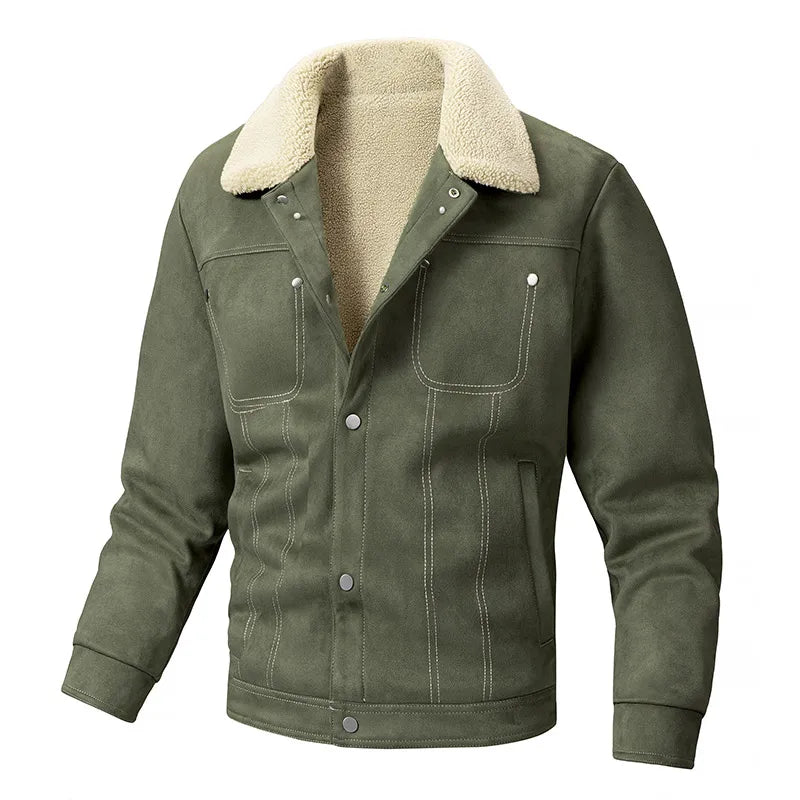 Fleece bomber jacket