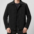 Lapel Suede Jacket