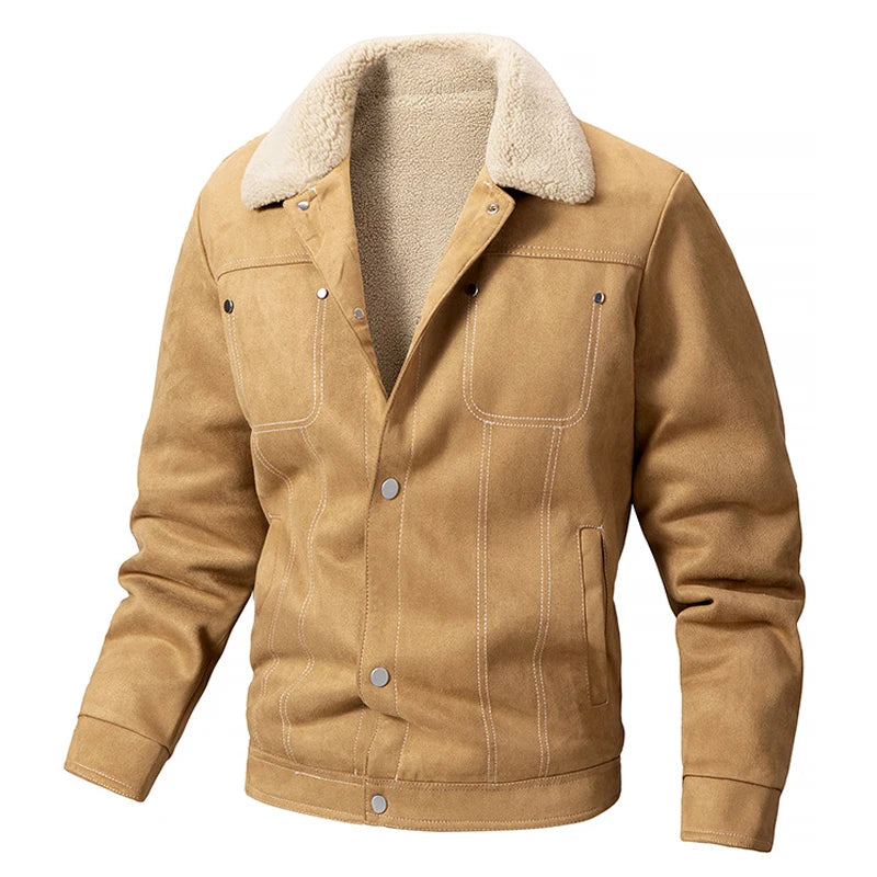 Fleece bomber jacket