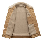 Fleece bomber jacket