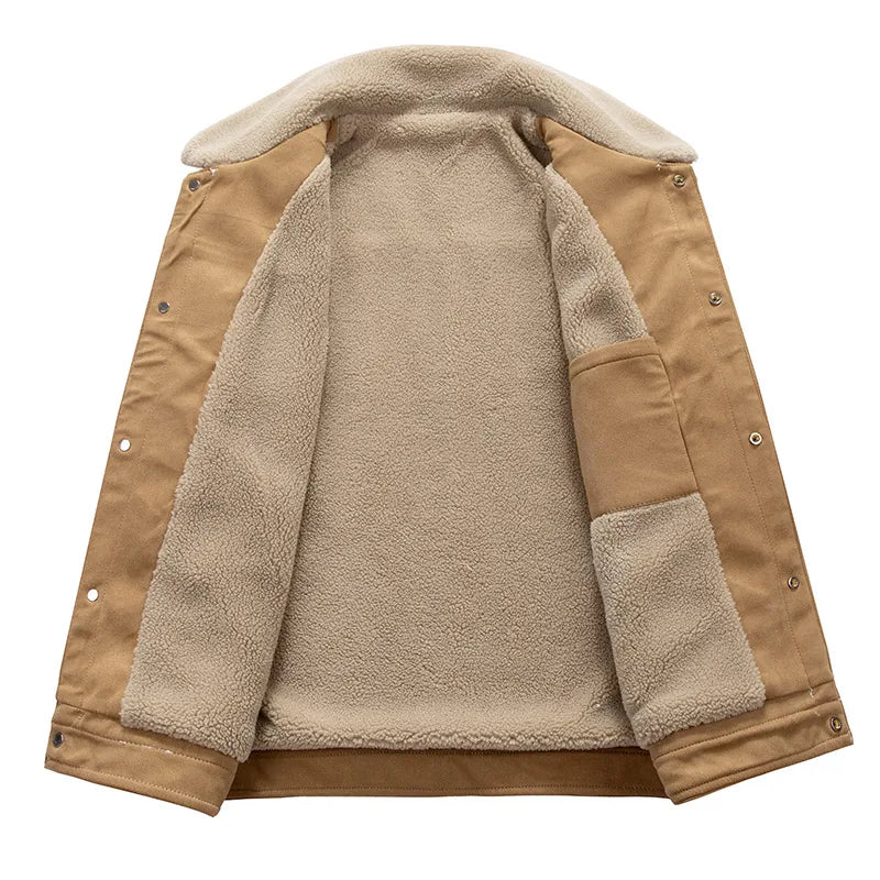 Fleece bomber jacket