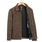 Lapel Suede Jacket