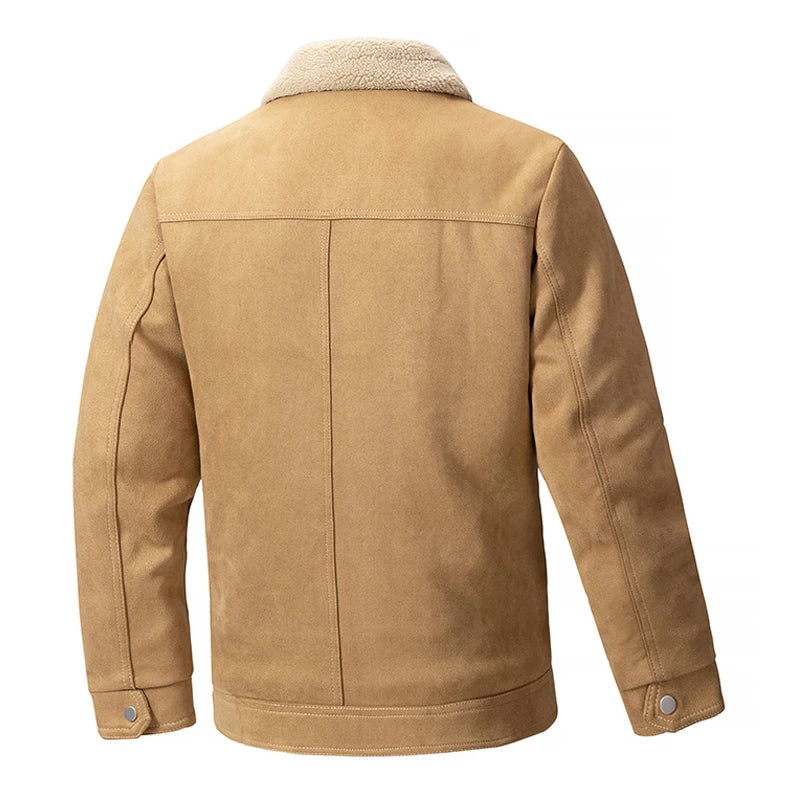Fleece bomber jacket
