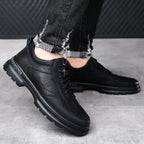 Canvas derby shoes