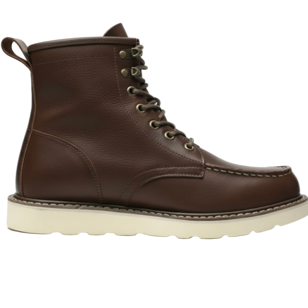 Safety Leather Moc Toe