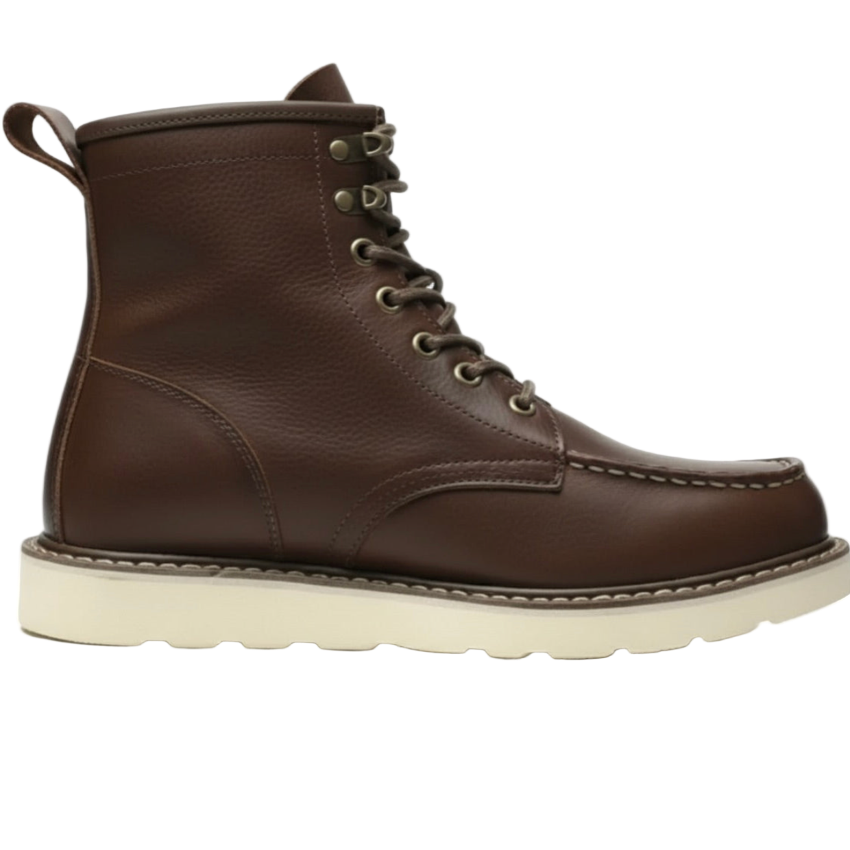 Safety Leather Moc Toe