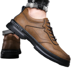 Canvas derby shoes