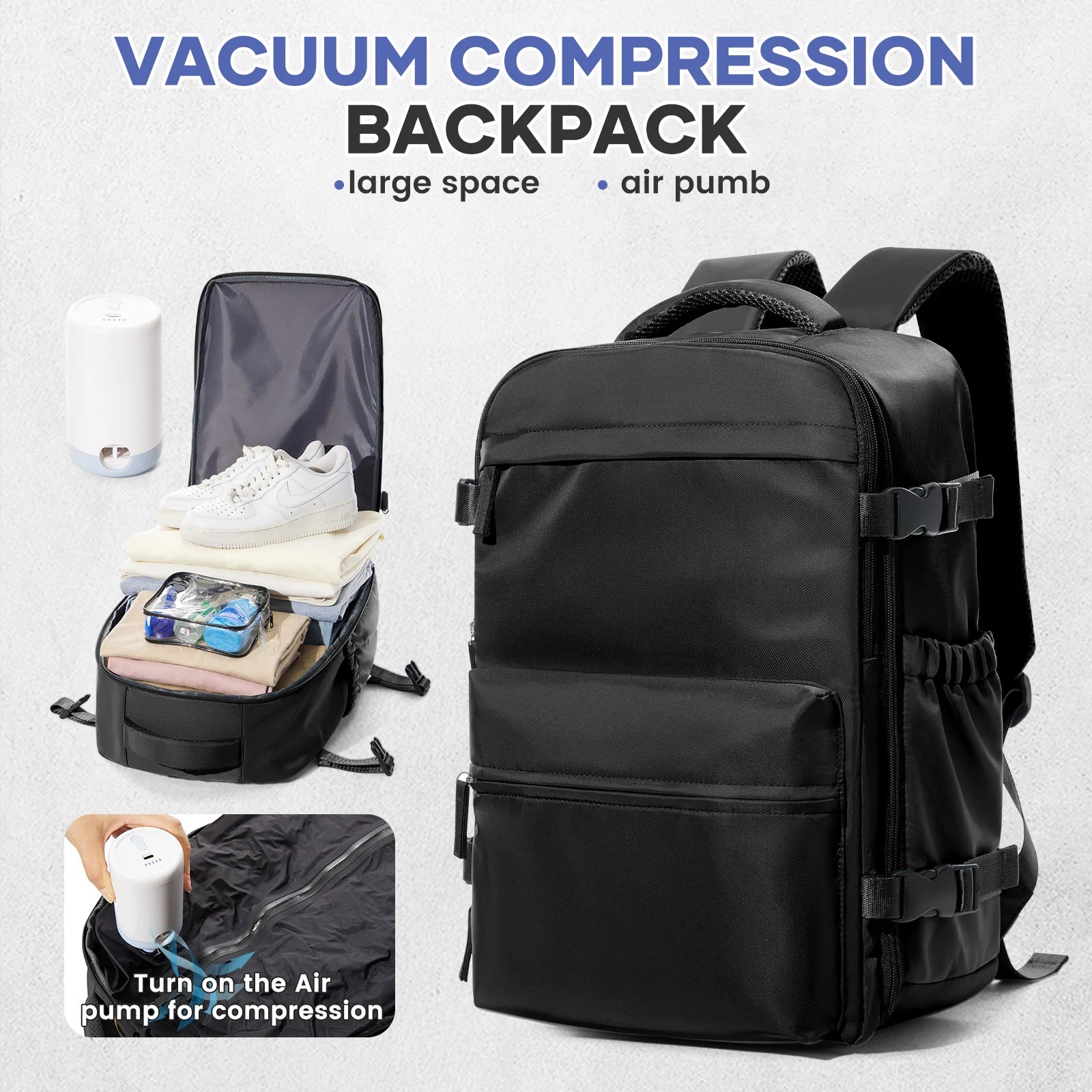 Vacuum Travel Backpack