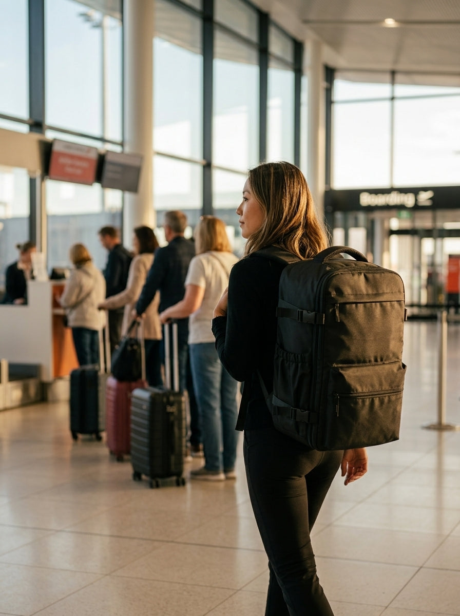 Trynexy founders at an Australian airport