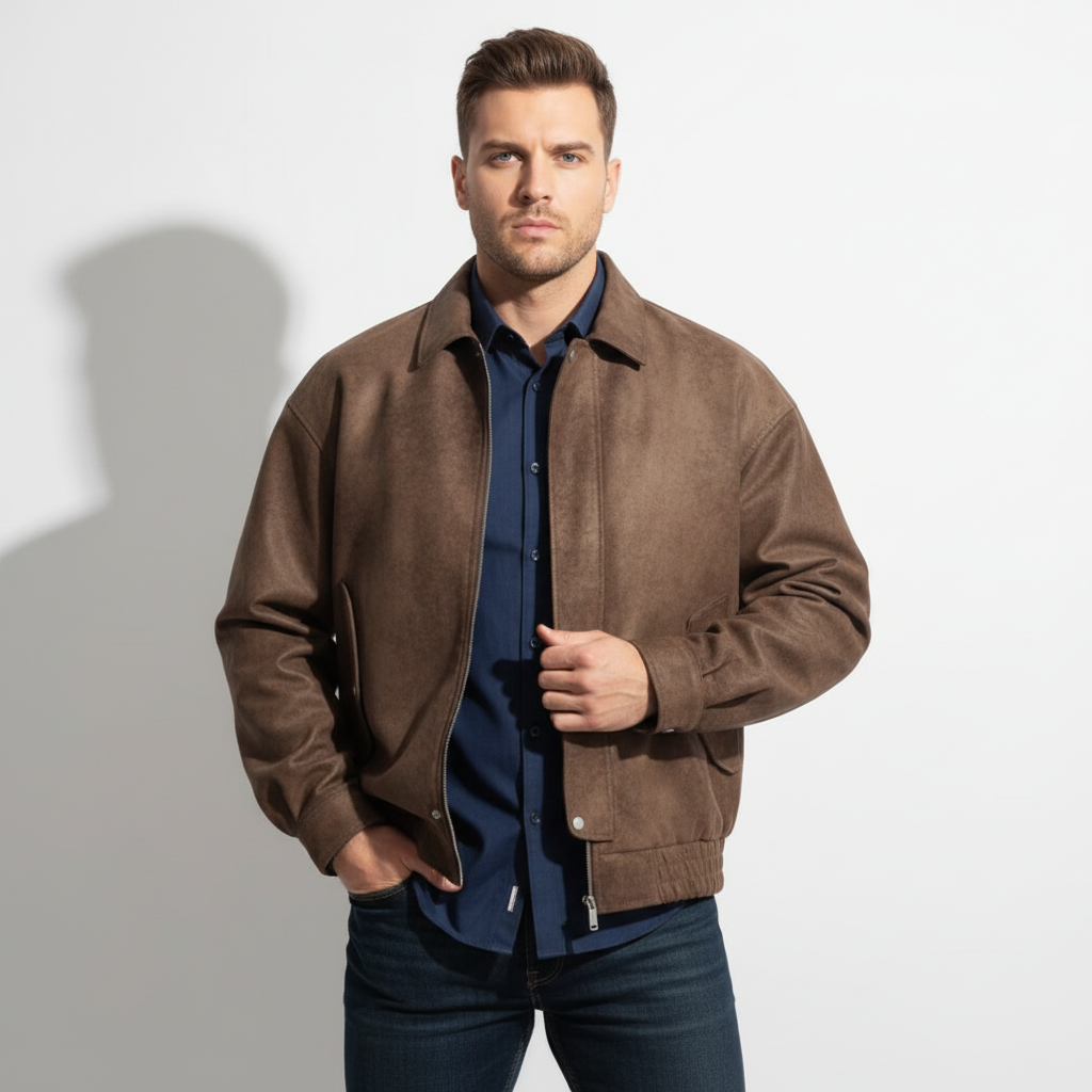 Retro grain jacket