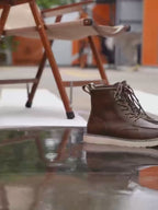 Safety Leather Moc Toe